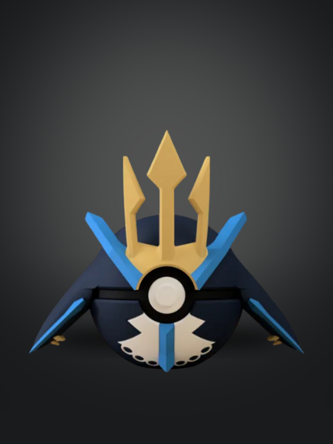Vista frontal de la pokebola Empoleon