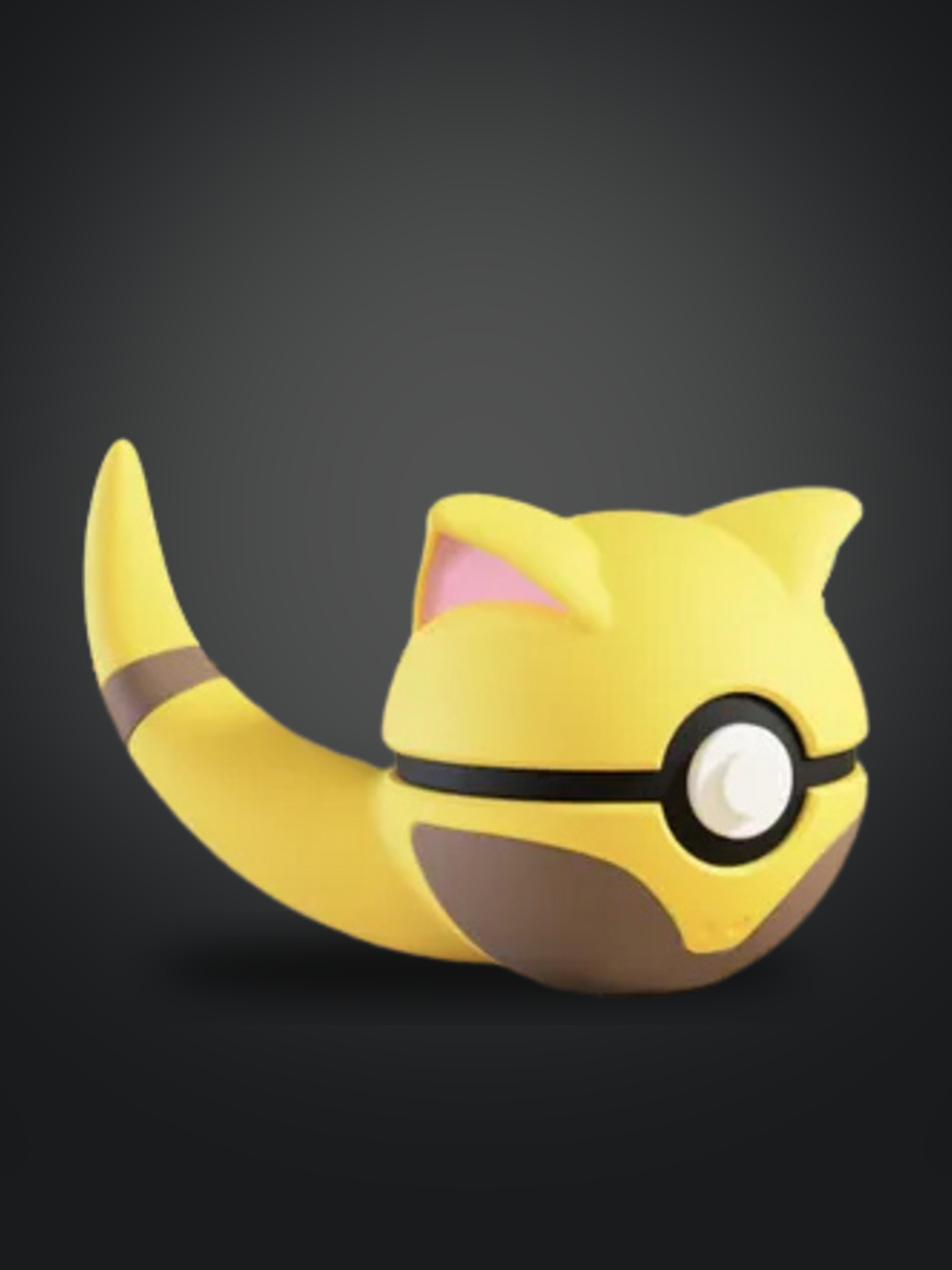 Vista frontal de la pokebola Abra