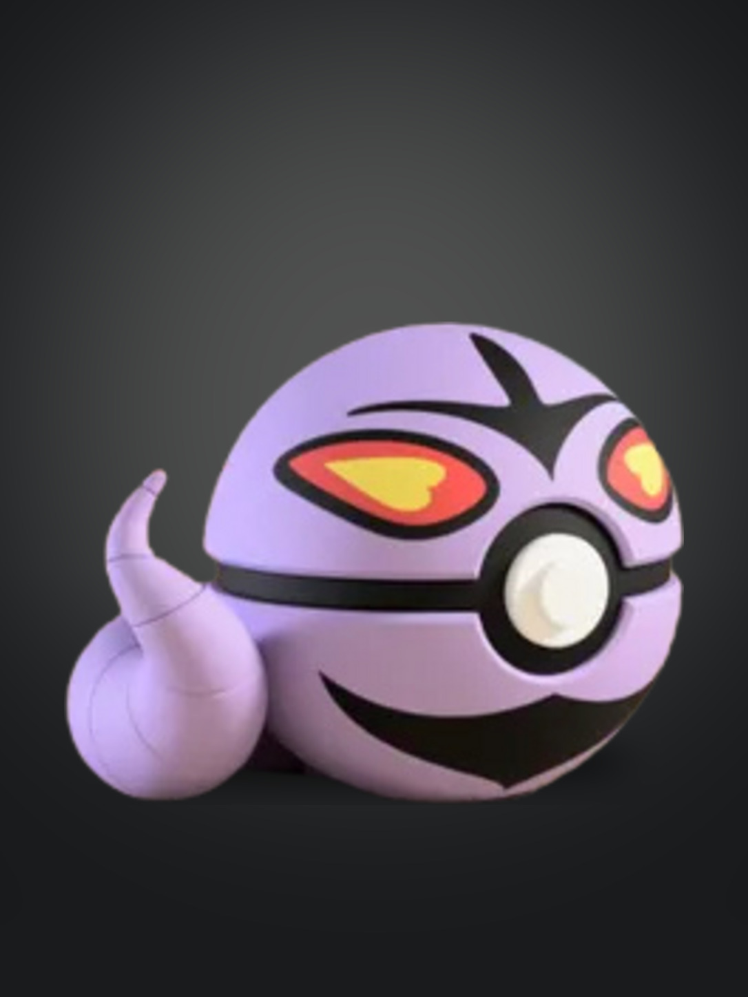 Vista frontal de la pokebola Arbok