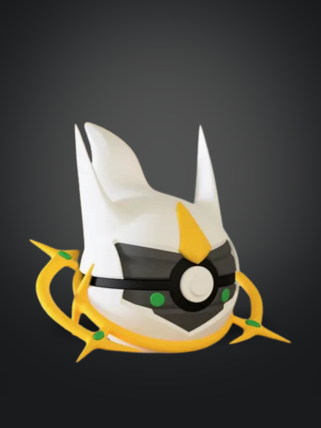 Vista frontal de la pokebola Arceus