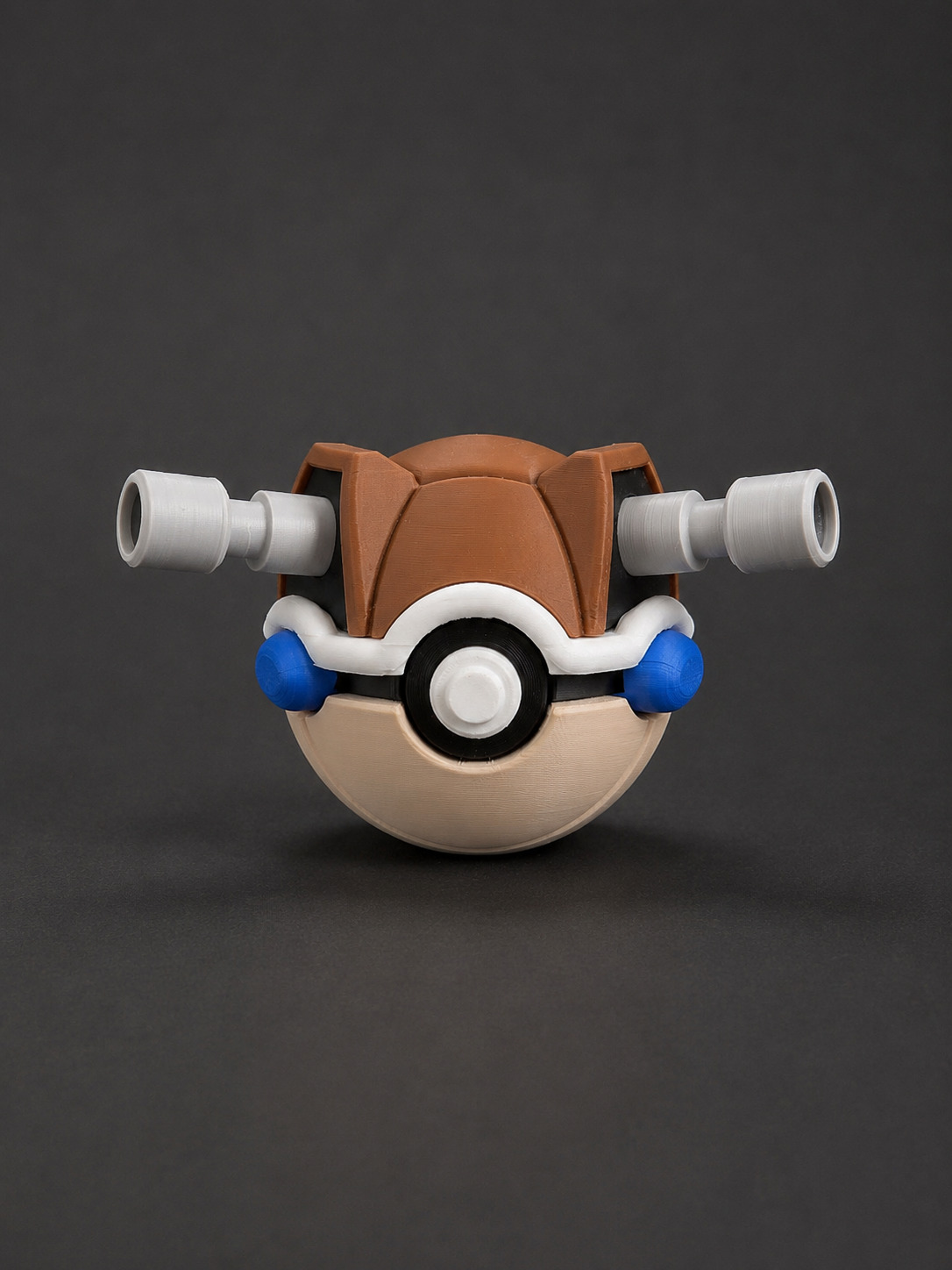 Vista frontal de la pokebola Blastoise