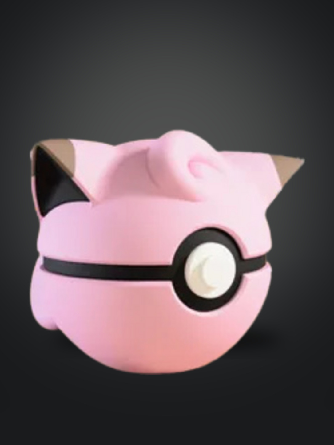 Vista frontal de la pokebola Clefairy
