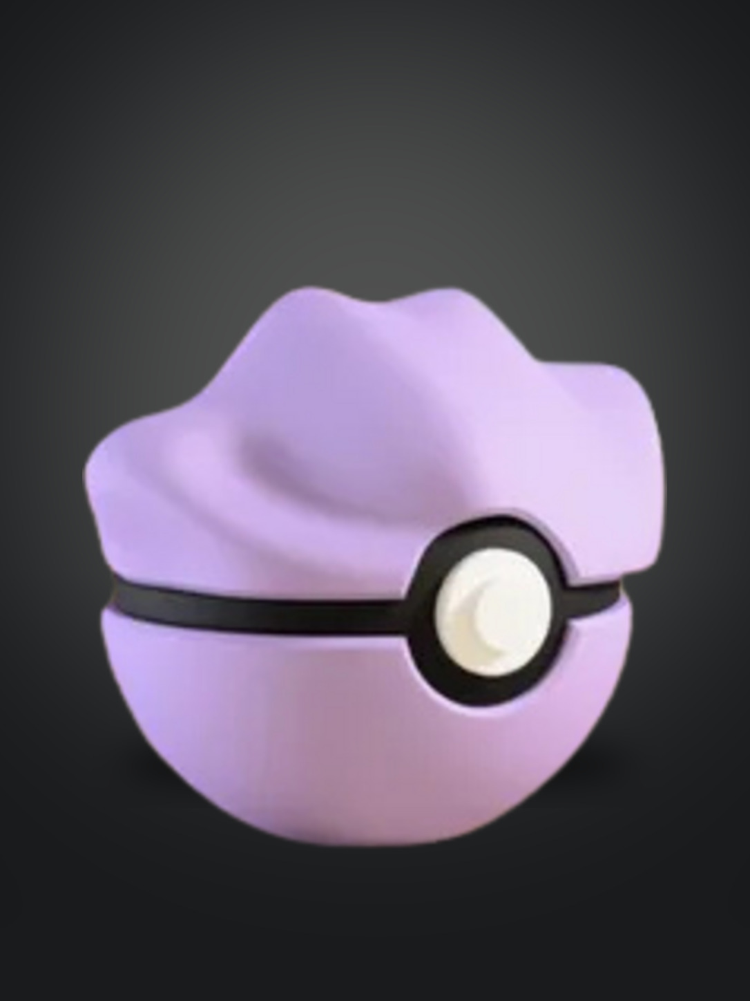 Vista frontal de la pokebola Ditto