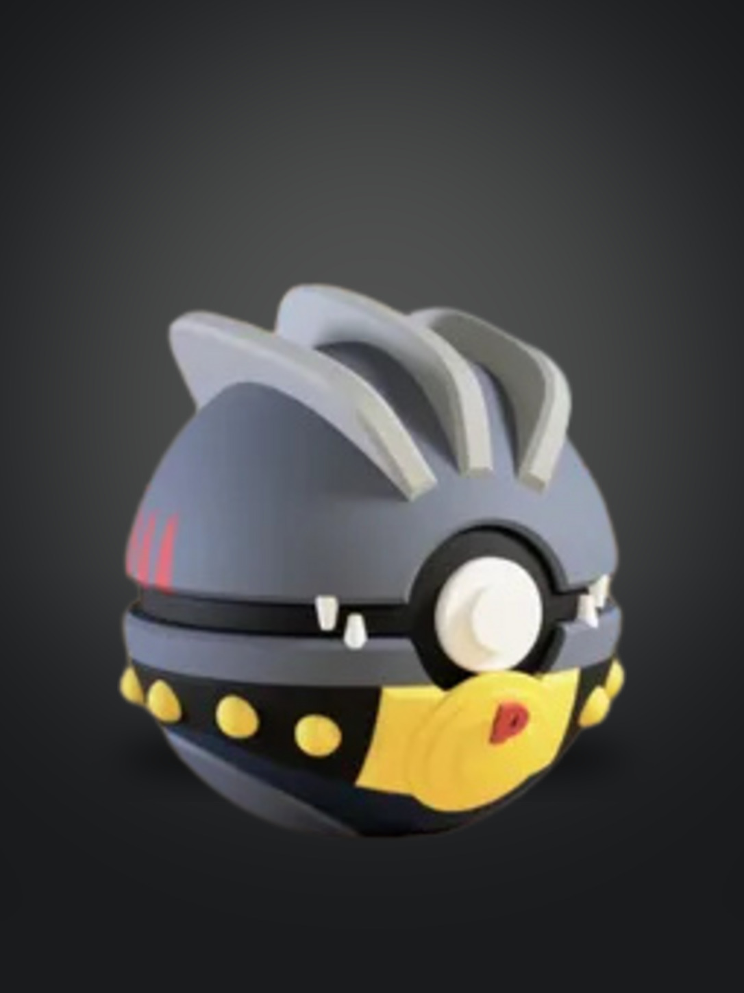 Vista frontal de la pokebola Machoke