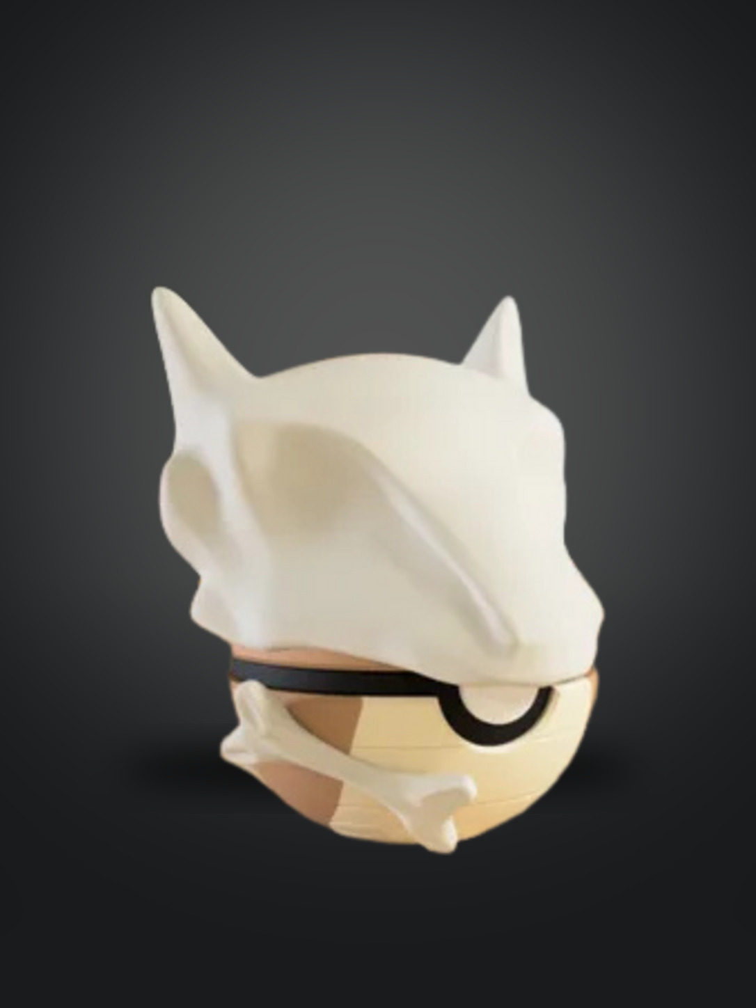 Vista frontal de la pokebola Marowak
