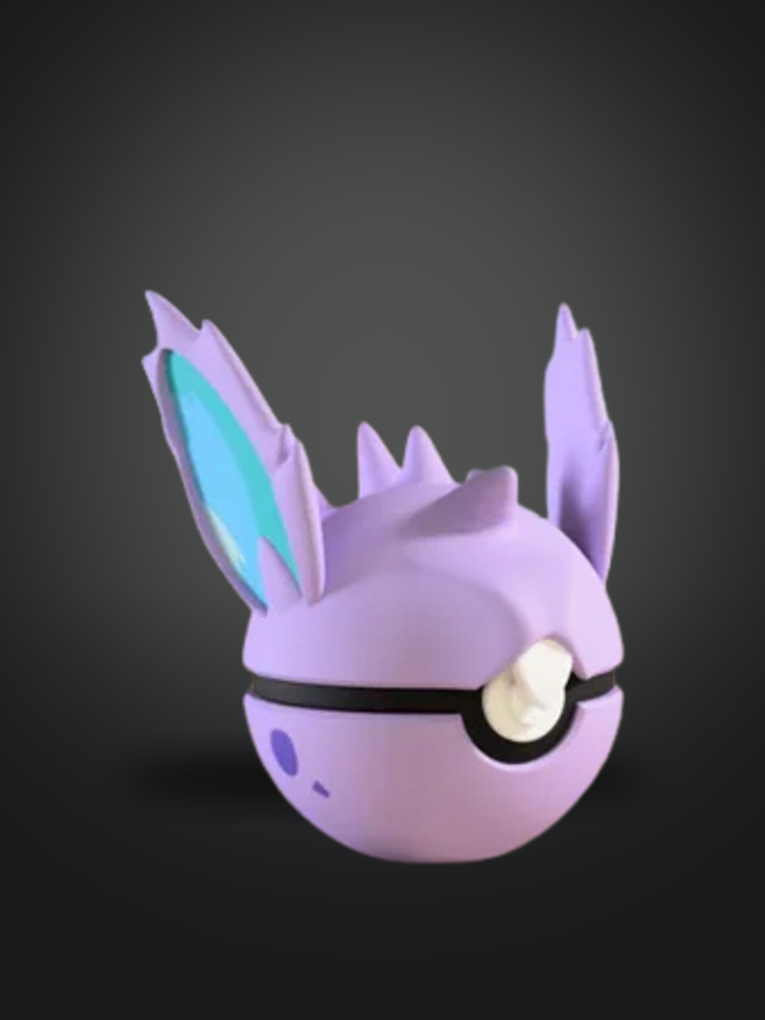 Vista frontal de la pokebola Nidoran♂
