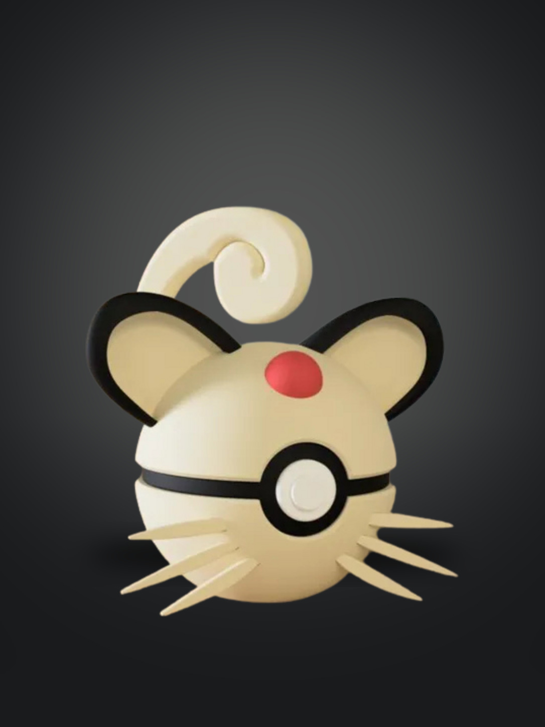Vista frontal de la pokebola Persian
