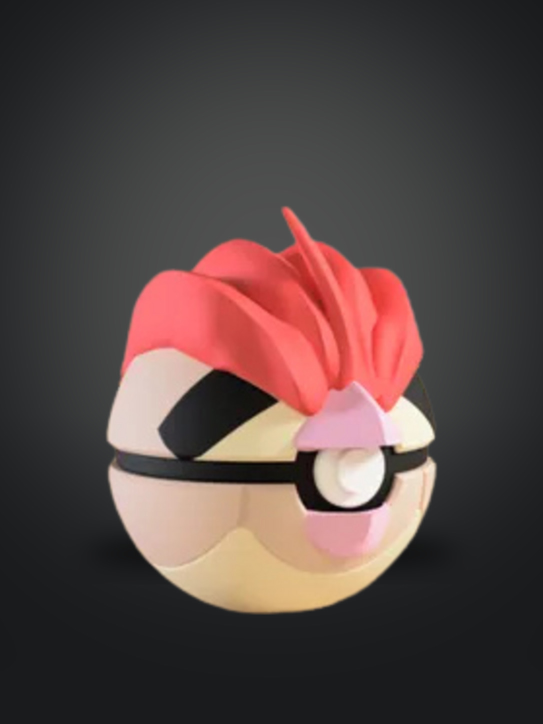 Vista frontal de la pokebola Pidgeotto