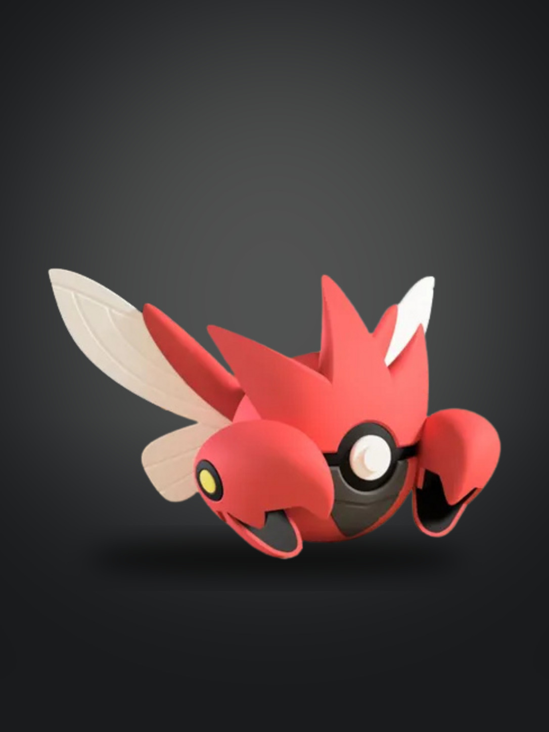 Vista frontal de la pokebola Scizor