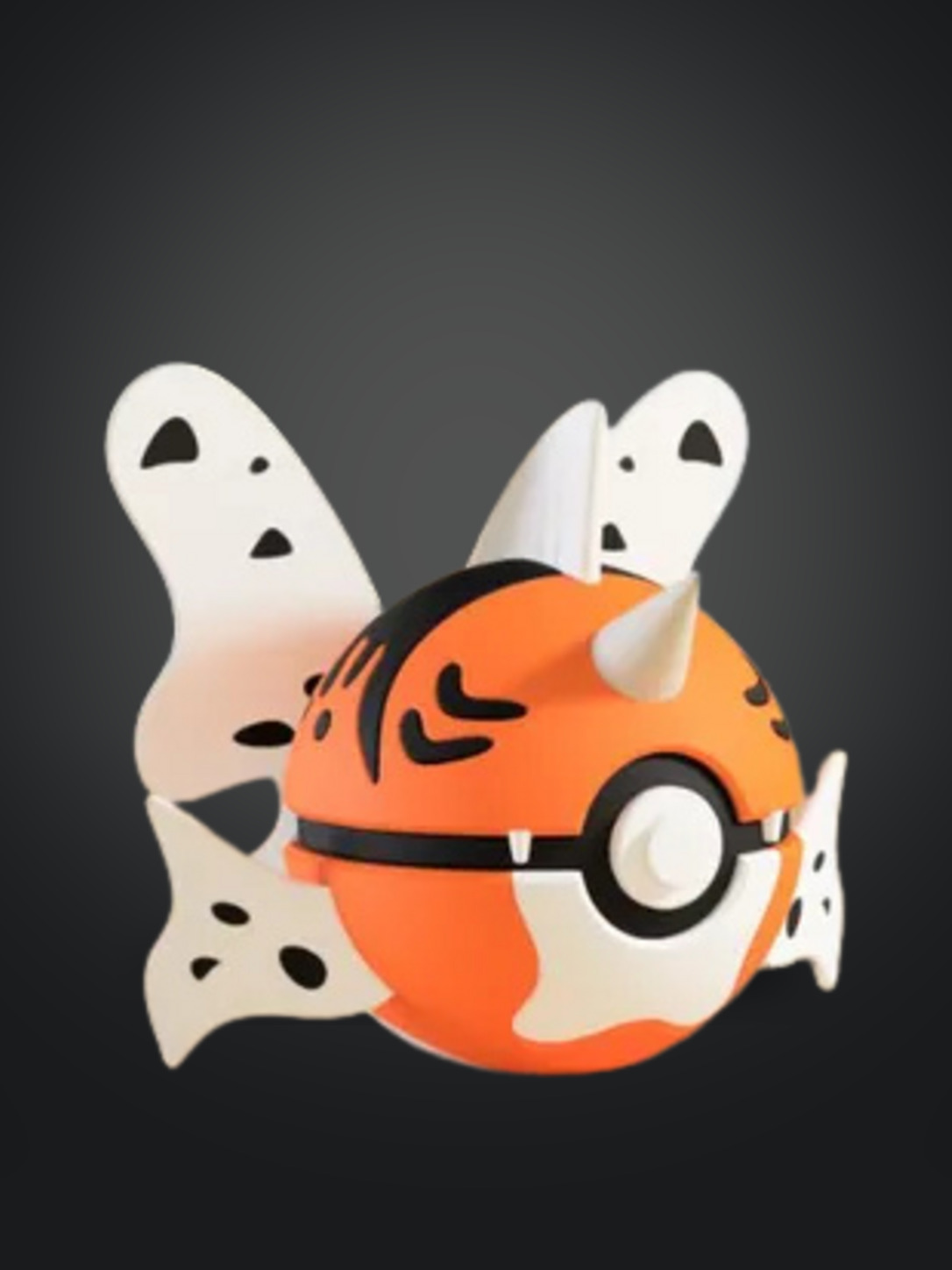 Vista frontal de la pokebola Seaking