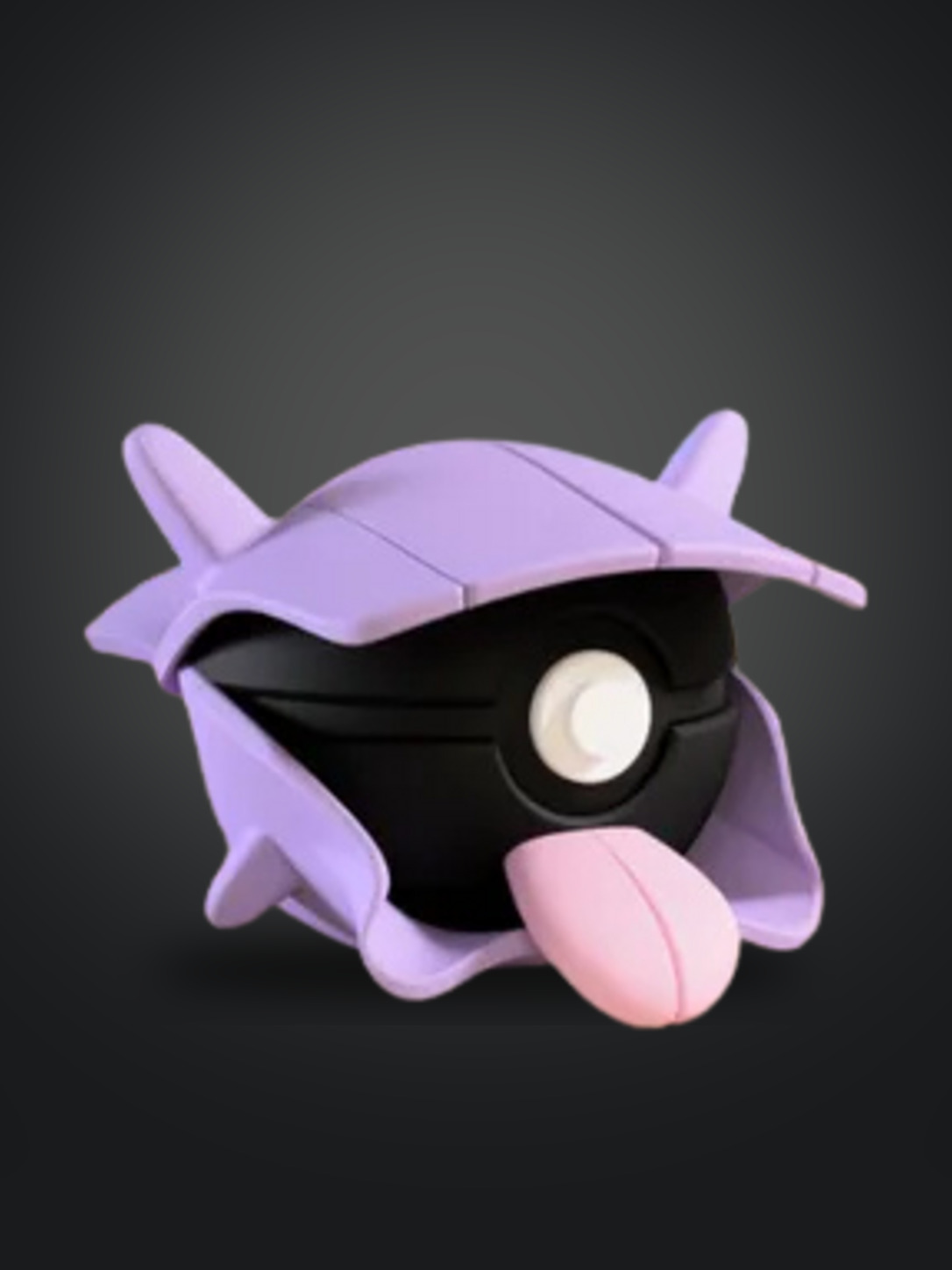 Vista frontal de la pokebola Shellder