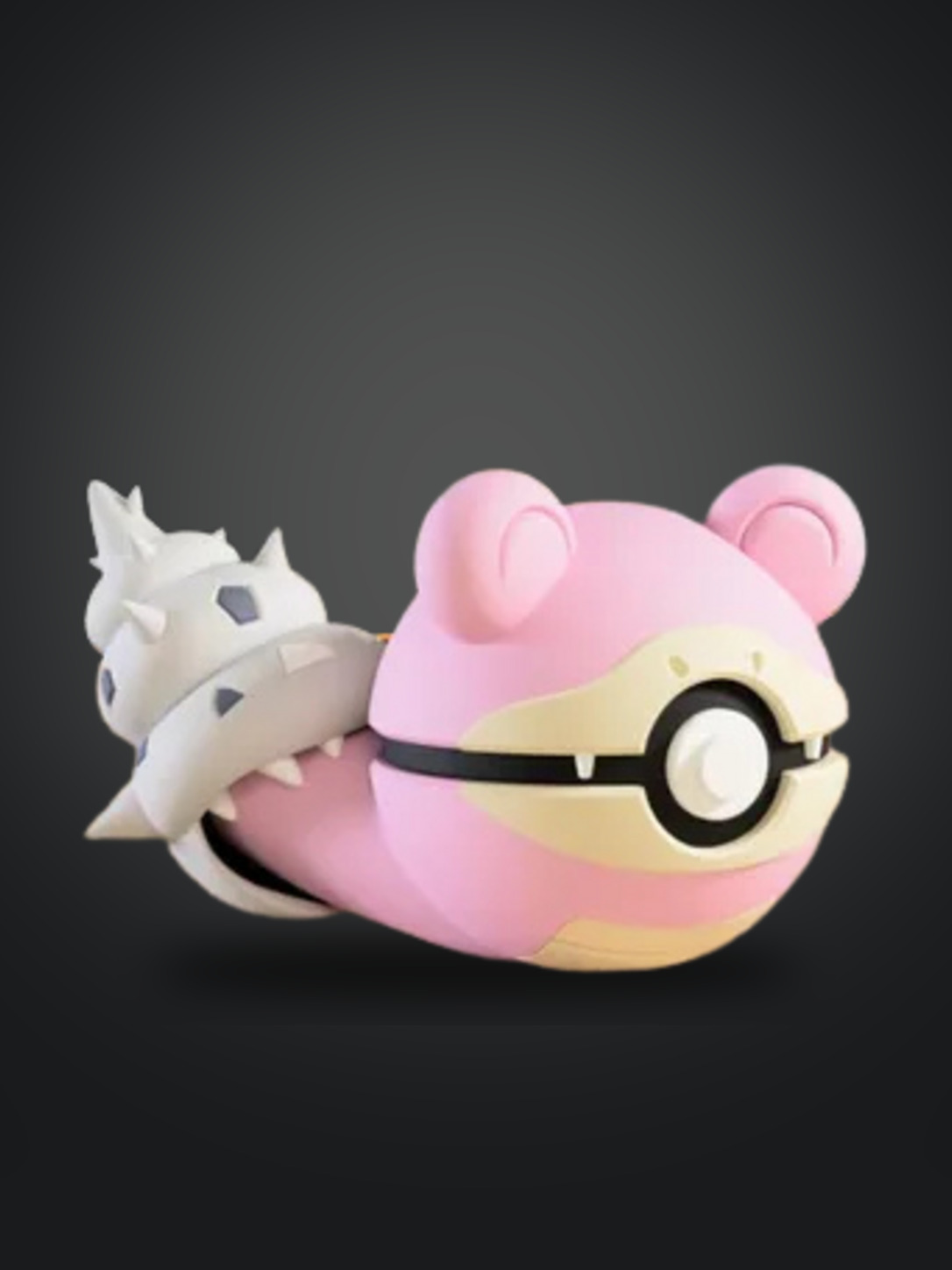 Vista frontal de la pokebola Slowbro