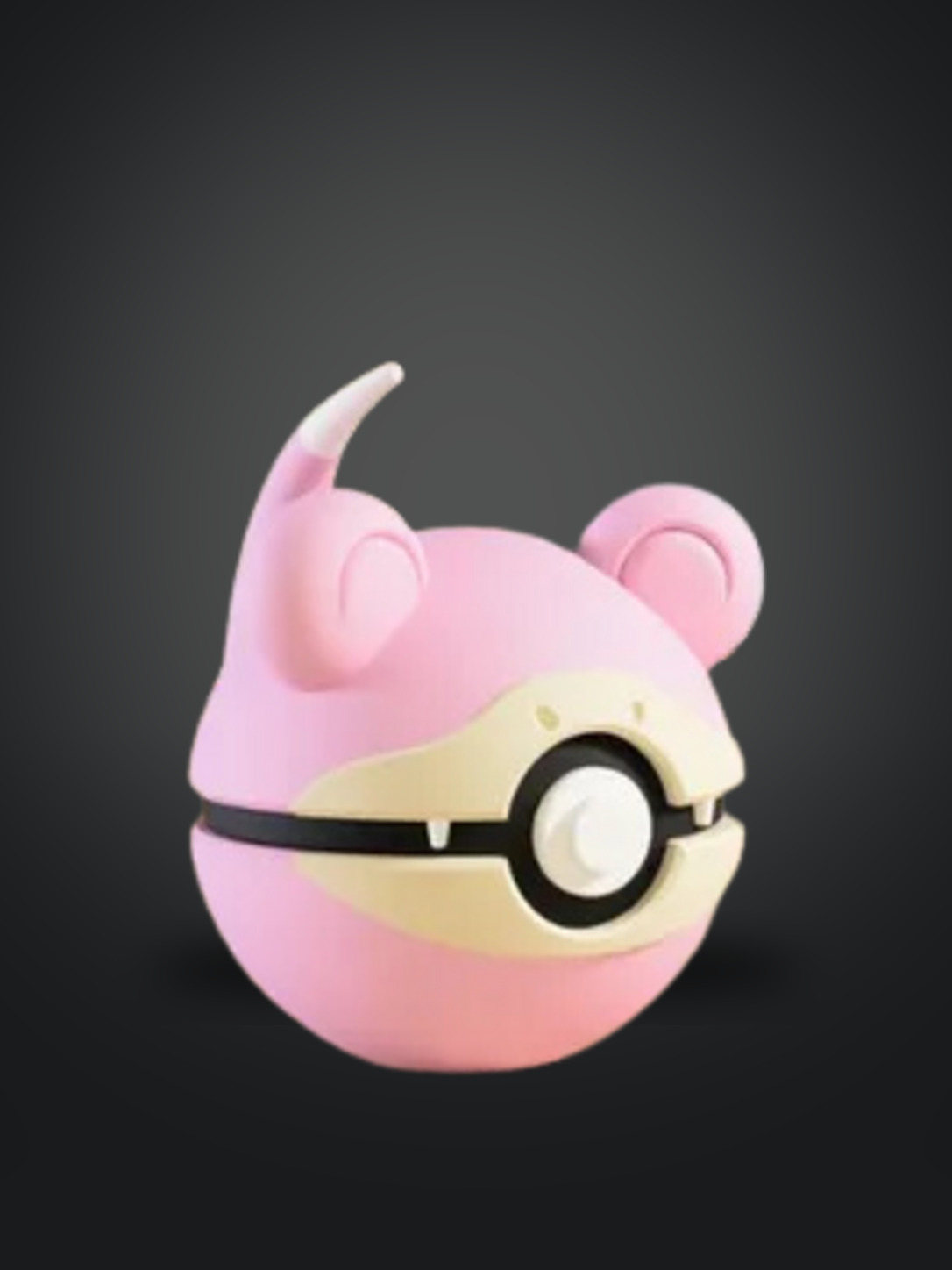 Vista frontal de la pokebola Slowpoke