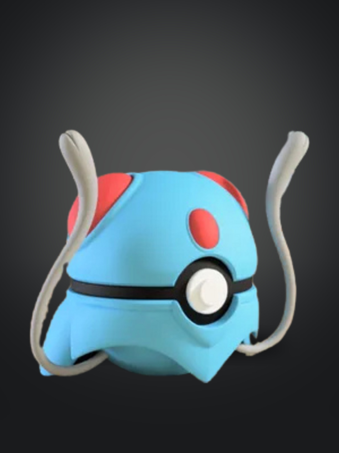 Vista frontal de la pokebola Tentacool
