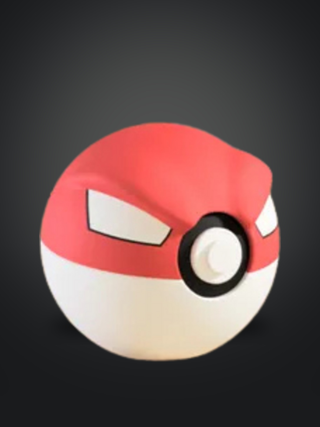 Vista frontal de la pokebola Voltorb