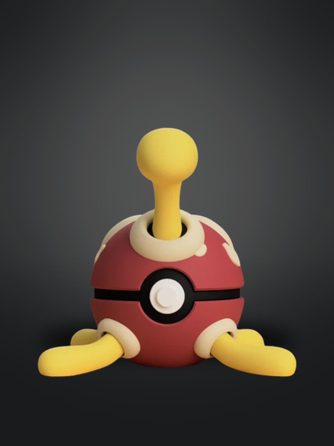 Vista frontal de Shuckle