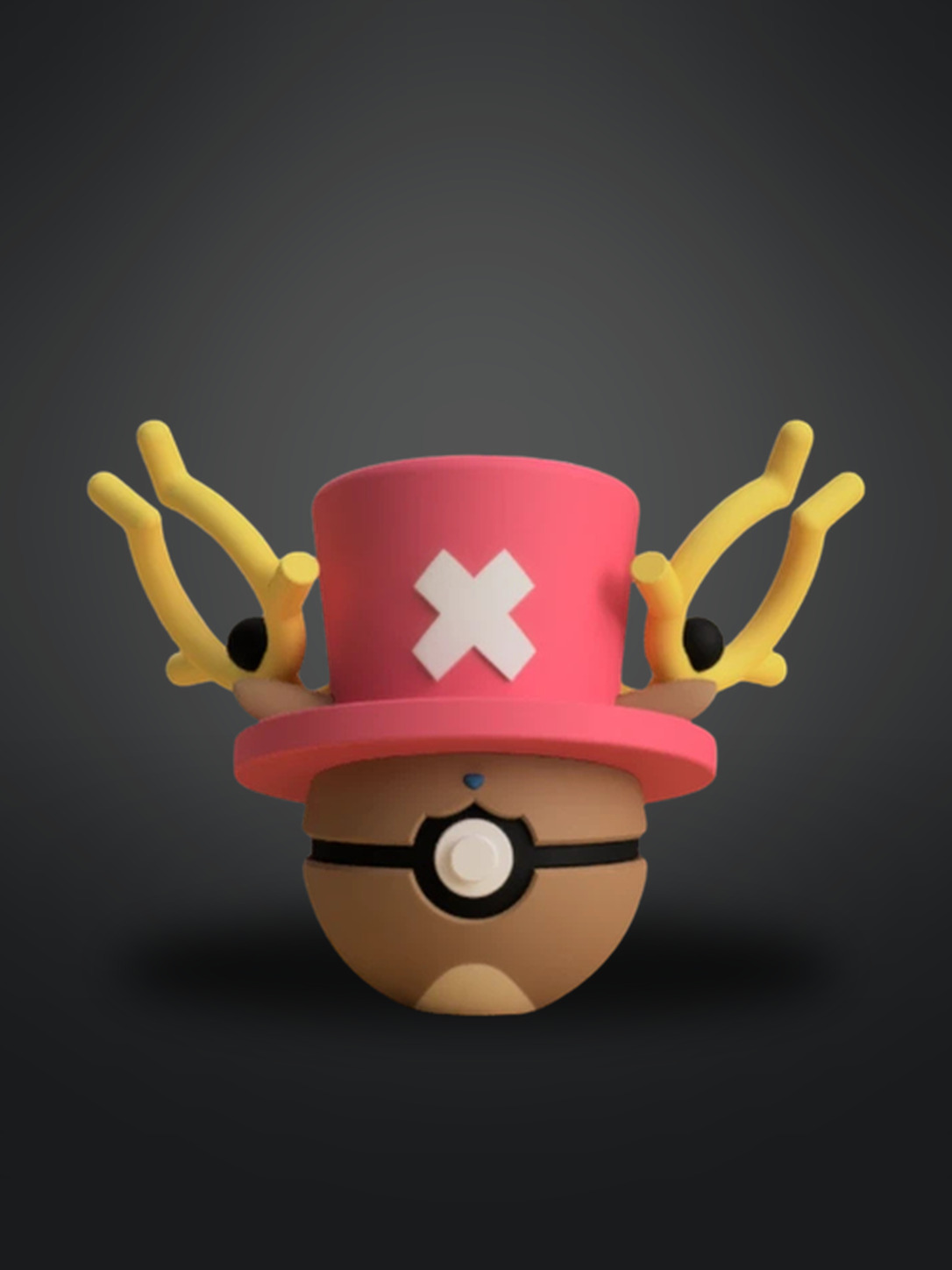 Vista frontal de Tony Tony Chopper Stantler